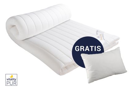 Traagschuim topdekmatras - Vitality Pur
