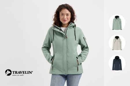 Softshell damesjas Mailika - Travelin'