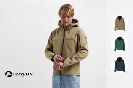 Softshell herenjas Stian - Travelin'