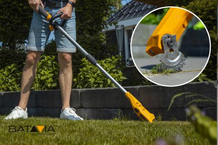 Onkruidborstel Fixxbrush met accu 12V