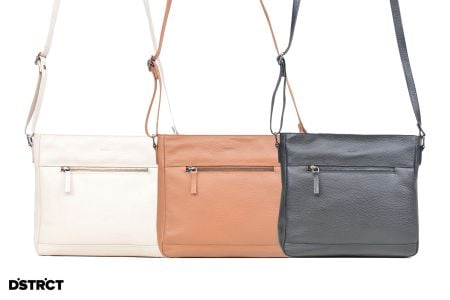 Crossbody Elegant in zwart, cognac of beige